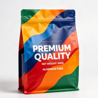 Sachet Doypack Personnalisé en PET/BOPP Laminé avec Fermeture Ziplock pour Aliments pour Bébés, Chips et Chewing-gums