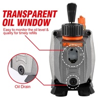 Pompe à vide sans fil pour réfrigérant 7CFM 5PA 1/2HP avec entrée d'air 1/4 pour climatisation domestique, compatible batterie 18V