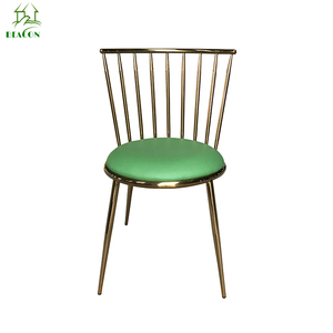 Directo de fábrica Cantori Aurora oro marco de acero inoxidable de la PU silla tapizada - Product Image 5