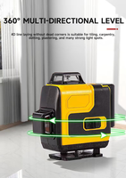 16 lignes 4D faisceau vert niveau laser auto-nivelant le mode d'impulsion extérieur de l'usine
