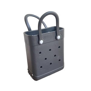 Bolso de mano para mujer, tipo Eva, para playa, con orificios, DIY, producto superventas en comercio electrónico, bolsa de almacenamiento, impermeable para exteriores, bolso cuadrado pequeño - Product Image 5
