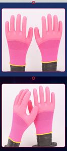 <span class=keywords><strong>Guantes</strong></span> especiales de goma para mujer con neumáticos auténticos-<span class=keywords><strong>Guantes</strong></span> de goma de protección laboral transpirables y cómodos de espuma King elástica de látex - Product Image 6