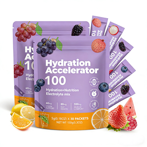 Mezcla de Vitaminas <span class=keywords><strong>Pre</strong></span>-Entrenamiento Certificada GMP, Polvo de Electrolitos, Suplemento Nutricional Deportivo, Bebida Energética e Hidratante, 30 Sobres - Product Image 4