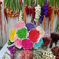 120g Buket Gypsophila Alami (Baby's Breath) Grosir Pabrik Bunga Kering Awet untuk Pernikahan, Natal, Wisuda