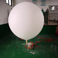 Ballon météo gonflable blanc personnalisé de haute qualité 300g 120 pouces/96 pouces en latex épaissi extra large