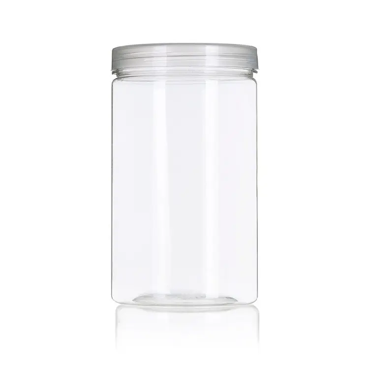 Botol Plastik Kosong Transparan Manis Madu Permen Makanan Tutup Sekrup 170Ml