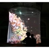 Gaze de projection holographique 3D, écran de projecteur à maille, pour écran de projecteur holographique
