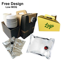Distributeur automatique de café/jus/boisson, imprimante personnalisée 3l/5l, jetable, portable, avec valve, 50 unités