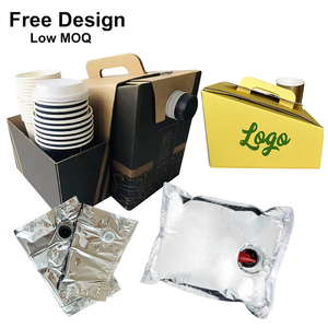 Stampa personalizzata 3L/5L portatile usa e getta di caffè/succo/bevanda BIB bag <span class=keywords><strong>in</strong></span> box dispenser con valvola - Product Image 4