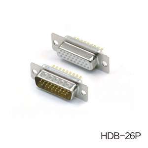 Connecteur D-SUB 26 broches de haute qualité, type à souder HDB, pour connecteur femelle PCB pour application de câblage - Product Image 2