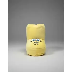 ALLEY SpongeBob SquarePants Warm Plush for for Kids Cute Japanese Style Fluffy Booties Closed Toe Printed Anti-Slip Outsole - Product Image 4