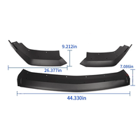 Séparateur de lèvre avant pour Ford Mustang S650 2024 + Darkhorse Matériau ABS de haute qualité Lèvre de pare-chocs avant Pièces détachées automobiles