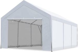 Cadre <span class=keywords><strong>en</strong></span> métal écologique, auvent <span class=keywords><strong>de</strong></span> <span class=keywords><strong>voiture</strong></span>, livraison rapide, <span class=keywords><strong>abri</strong></span> dôme pliant pour parking, <span class=keywords><strong>toile</strong></span> - Product Image 2