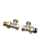 Raccord en T fileté mâle-femelle en laiton DN15 1/2" pour vanne de radiateur thermostatique, connecteur 3 voies pour chauffage central à eau haute pression