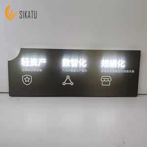 Bronzen Metalen Frame Lichtbak Voor Buitenreclame Vierkante <span class=keywords><strong>Logo</strong></span> Acrylverf Armatuur Metalen Rand Voor Thuiswinkelcentra Ziekenhuizen