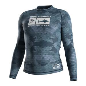 Camiseta de Pesca con Protección UV SunGuard, Camiseta de Compresión para Pesca - Product Image 1