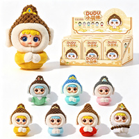 Série d'aimants de réfrigérateur Mignons Petits Bouddhas, Figurines en peluche, Boîte mystère de figurines de dessins animés, Boîte surprise originale