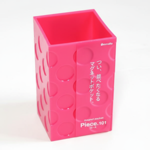 Inomata 101 Slim Pink Case gestione cavi e accessori - Product Image 1