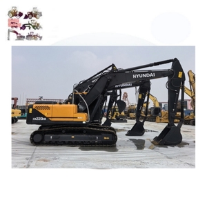 En stock, excavatrice sur chenilles Hyundai HX220HD d'occasion, 22 tonnes, moteur Cummins, robuste, pour travaux de terrassement - Product Image 1