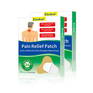 Patch de soulagement de la douleur à base d'ingrédients naturels de marque privée, pour le dos, le cou, les épaules, les genoux, les douleurs musculaires, sans danger pour la peau, céramique à infrarouge lointain - Product Image 5