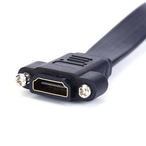 Farsince phẳng HDMI 4K 8K nữ để HDMI nữ M3 vít tường gắn bảng điều khiển gắn kết 2.0 2.1 Cáp - Product Image 6