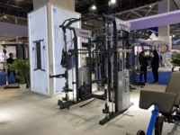 Estación de cruce de Cable multifuncional de alta calidad, jaula de alimentación, estante para sentadillas, máquina Smith de entrenamiento de ejercicio
