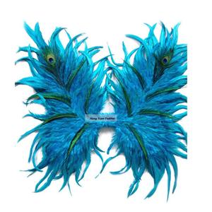 Hy Cổ Tích Lễ Hội Bán Buôn Hàng Thủ Công Lông Nhuộm Halloween Đôi Cánh Thiên Thần Màu Đen Cho Đảng - Product Image 5