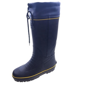 mayor natural de punta de acero resistente al agua de lluvia de goma de caballo jardín pesca caza agricultura botas para hombres - Product Image 1