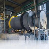 Séchoir rotatif à trois passages 10t/h, système d'équipement de séchage de sable industriel haute efficacité pour ligne de production de chantier