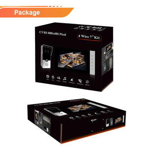 Kit <span class=keywords><strong>de</strong></span> vidéophone haut <span class=keywords><strong>de</strong></span> gamme 7 pouces 4 fils, <span class=keywords><strong>sonnette</strong></span> extérieure étanche IP65 pour villa - Product Image 4