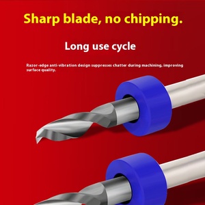 0.1-5mm chân thẳng cacbua vonfram xoắn tay pvb Xoắn rắn Micro Router cho bảng mạch in CNC khoan Bit Kit - Product Image 2