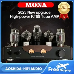 Amplificateur à tubes Himing Mona LXY KT88, version bois, haute puissance, 2.0 canaux, HIFI, amplificateur manuel pur à une seule sortie, avec emballage - Product Image 2