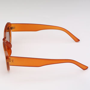 Gafas de Sol de Moda para Mujer OEM con Protección UV400, Montura Completa, Nuevo Modelo, Marco Ovalado, Colores Marrón y Rosa Pantone, Empaque Personalizado - Product Image 3