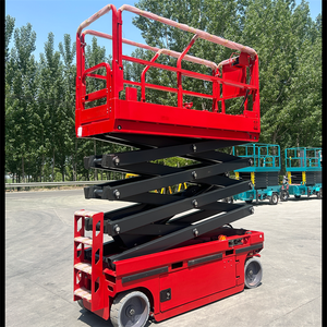 Elevador de tijera autopropulsado para terreno rugoso de 4-18m, plataforma de trabajo de andamio de elevación eléctrica hidráulica móvil, ATV - Product Image 3