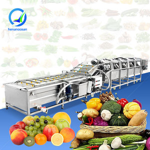 Línea de Limpieza, Secado y Pulido de Frutas y Verduras OCEAN Apple, Máquina de Lavado y Corte de Patatas - Product Image 1