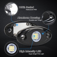 LLevo-Luz led de rock para camioneta, accesorio para coche, camión, barco, multicolor opcional, 9 luces led
