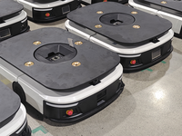 Robot AGV de 1,5 tonne à usage intensif avec navigation laser SLAM, levage rotatif, AMR sans rail, pour la logistique d'entrepôt et d'usine JIANGSONG