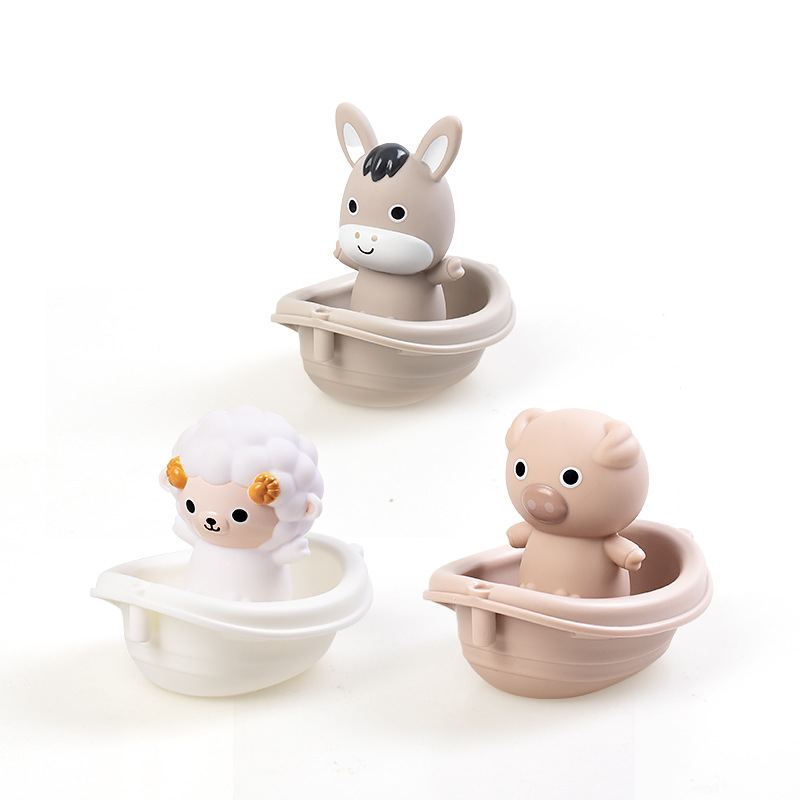 3 boats 3 farm animals-color box