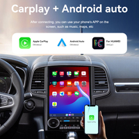 Foforfor Écran vertical 14,5 pouces Android Carplay Stéréo multimédia pour Renault Megane 4 Koleos 2016-2021 Navigation GPS pour voiture