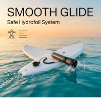 Planche de surf électrique (Jetboard) et planche à pagaie (SUP) unisexe, couleur personnalisable, blanche, stable, avec moteur détachable Dark Torpedo Thruster, en promotion