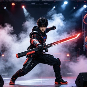 <span class=keywords><strong>Espada</strong></span> de Juguete Luminosa Roja para Niños con LED de 7 Colores, Juguete de Disfraces 2 en 1 para Niños - Product Image 5