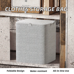 गैर-बुने नमी-प्रूफ डस्टप्रूफ संपीड़न अतिरिक्त बड़े आधुनिक डिजाइन बहुकार्य तह भंडारण बैग डस्टप्रूफ कवर - Product Image 2