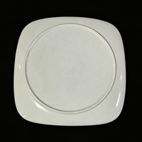 Vaisselle en mélamine incassable personnalisable avec logo, assiettes carrées pour la restauration commerciale, mariages, fêtes et restaurants – Direct Usine