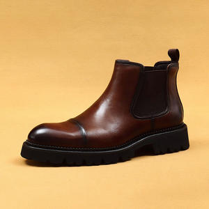 High Top Men'S Boots Men'S <b>Shoes</b> Formal Leather <b>Shoes</b> Suitable For Men'S Wedding Parties Office Business And Casual Wear - Product Image 2