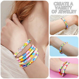 Set Completo di Perline WingArt Personalizzabili per Creazione di Gioielli, Kit Colorato Fai-da-Te per Bambini con Perline Acriliche e Ciondoli - Product Image 3