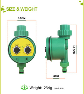 6607 contrôleur d'irrigation automatique intelligent Double cadran famille bouton d'<span class=keywords><strong>arrosage</strong></span> automatique minuterie diaphragme Structure électrovanne - Product Image 2