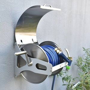Enrouleur de tuyau d'eau <span class=keywords><strong>mural</strong></span> <span class=keywords><strong>manuel</strong></span> réglable, anti-abrasion, flexible, en acier inoxydable, certifié ANSI, pour le lavage de voitures - Product Image 3