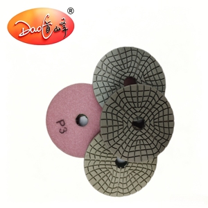 Disque abrasif diamanté <span class=keywords><strong>3</strong></span> étapes gris pétale 4 pouces (100 mm) – Dureté moyenne, finition haute brillance pour granit, marbre, pierre, carrelage – Économisez du temps - Product Image 6