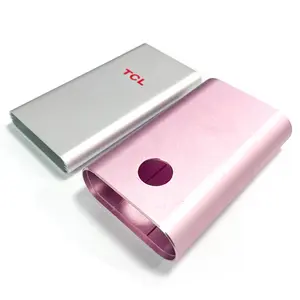 CNC-Schneiden hohe Präzision kundenspezifisches CNC-Bohren extrudiertes anodiertes Aluminium-Powerbank-Gehäuse