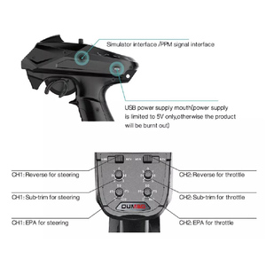Receptor DumboRC X6F 2.4G 6CH Transmisor para Coche <span class=keywords><strong>RC</strong></span> Barco Tanque - Piezas de Juguete de Modelo de Vehículo de Control Remoto - Product Image 6